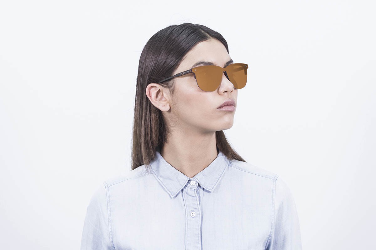 sunpers sunglasses Gafas de sol - marrón efecto carey / lente plana marrón | SUNPERS Rebajas top