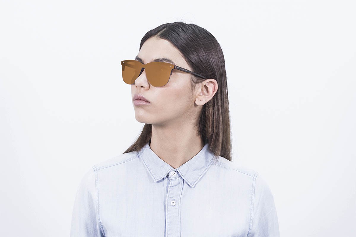 sunpers sunglasses Gafas de sol - marrón efecto carey / lente plana marrón | SUNPERS Rebajas top
