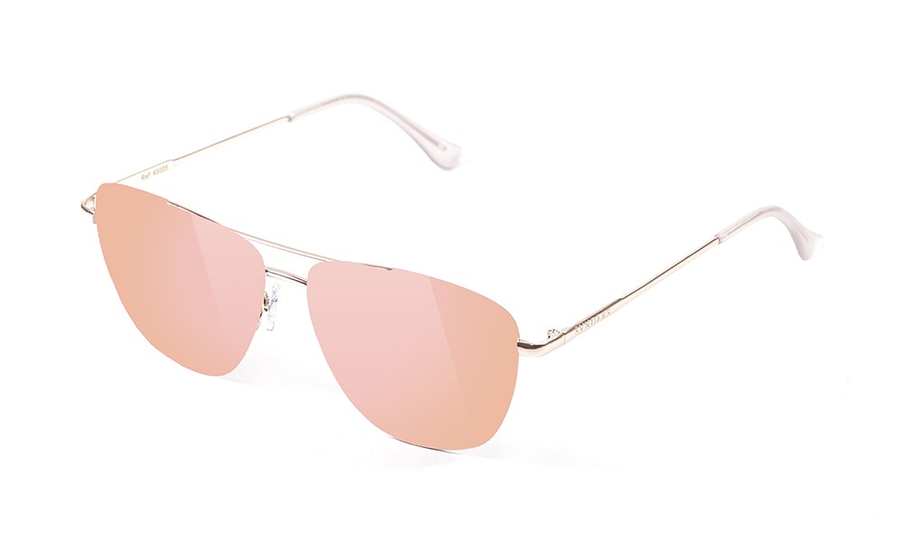 sunpers sunglasses Gafas de sol - dorado brillante / lente plana rosa espejo | SUNPERS Ahorra y exporta