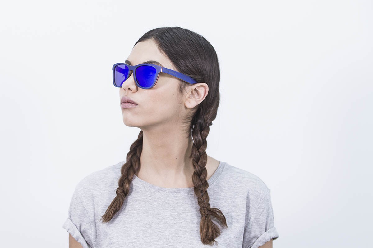 sunpers sunglasses Gafas de sol - madera / skate / lente azul claro | SUNPERS Descuentos del mes