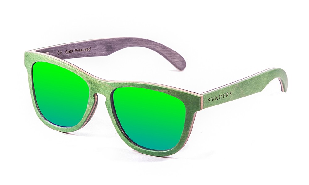 sunpers sunglasses Gafas de sol - madera / skate / lente verde | SUNPERS Oferta exclusiva
