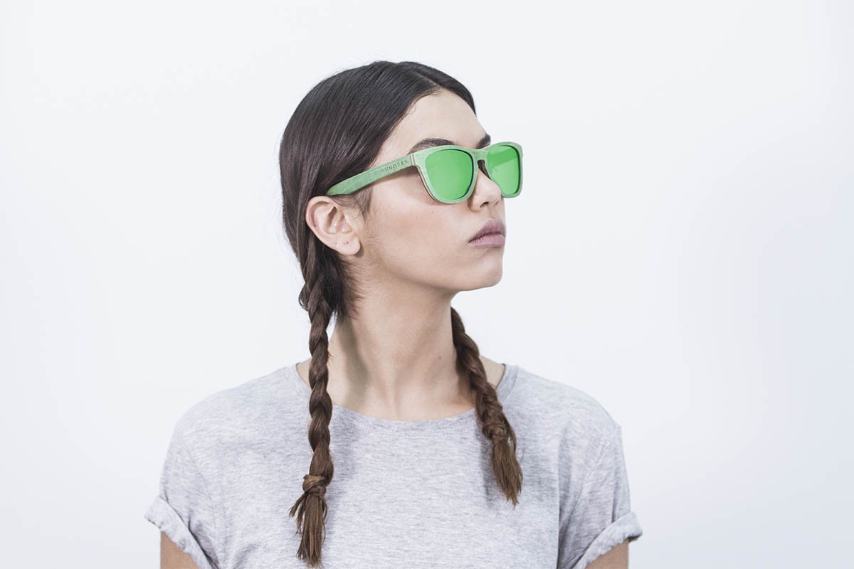 sunpers sunglasses Gafas de sol - madera / skate / lente verde | SUNPERS Oferta exclusiva