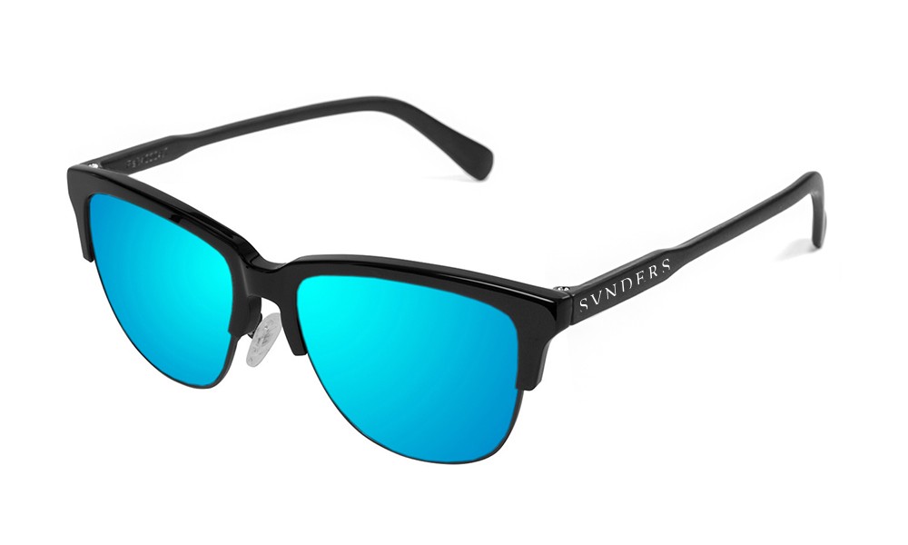 sunpers sunglasses Gafas de sol - revo / negro mate / lente azul cielo | SUNPERS Rebajas de fin de temporada