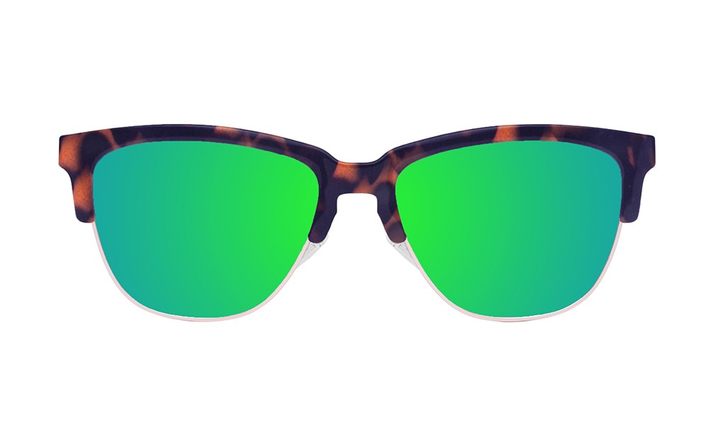 sunpers sunglasses Gafas de sol - marrón efecto carey / lente verde | SUNPERS Devoluciones gratuitas
