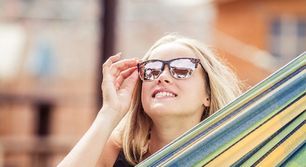 sunpers sunglasses Gafas de sol - marrón efecto carey / lente azul cielo | SUNPERS 2025