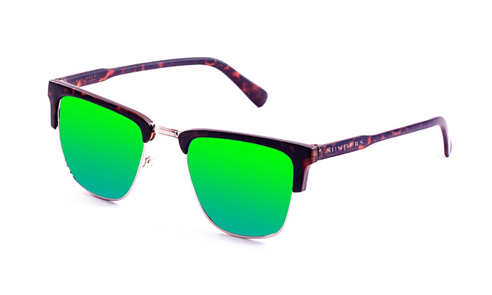 sunpers sunglasses San Francisco - Clubmaster / carey – verde espejo Ofertas