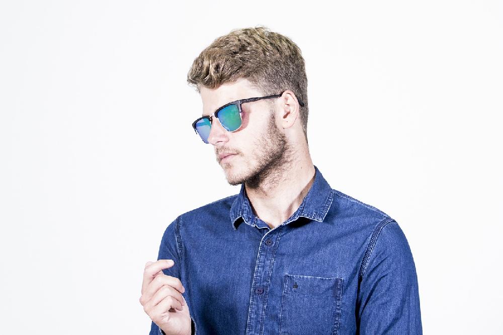 sunpers sunglasses San Francisco - Clubmaster / carey – verde espejo Ofertas