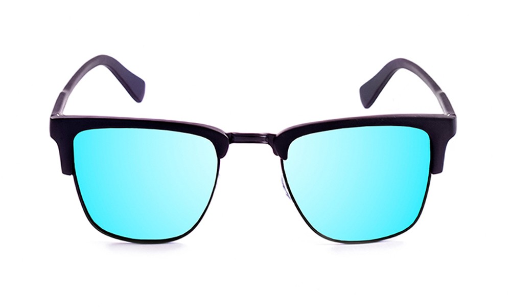 sunpers sunglasses San Francisco - Clubmaster / negro mate – azul cielo Venta caliente