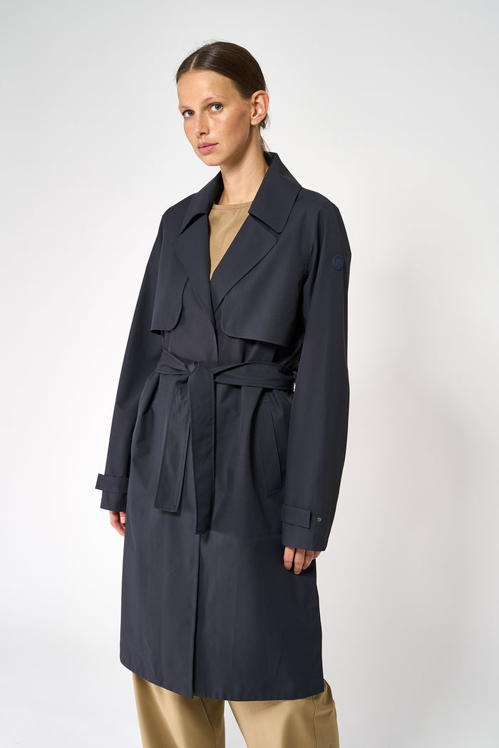 tantä rainwear Tåge Dark Navy Tienda de fábrica