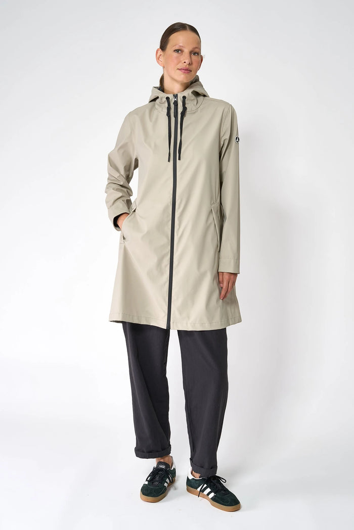 tantä rainwear Nuovola Stone Grey Rebajas de fin de temporada