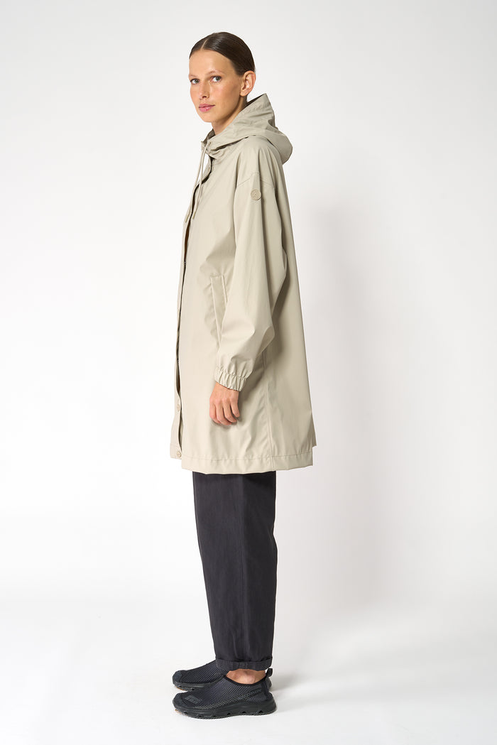 tantä rainwear Mis Stone Grey 2025