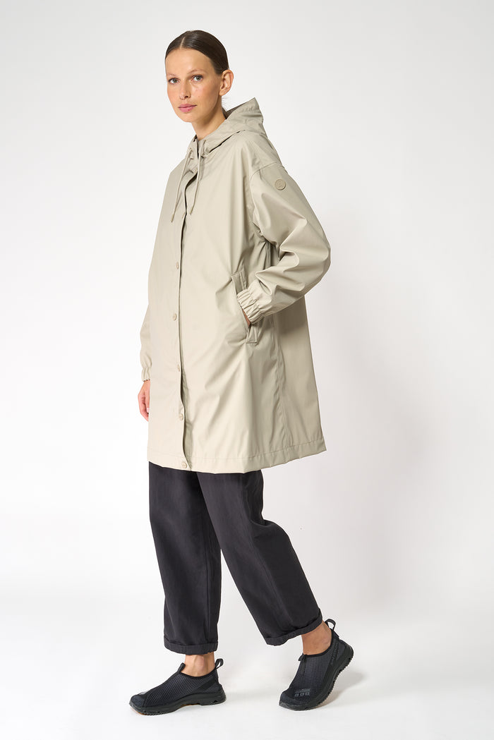 tantä rainwear Mis Stone Grey 2025