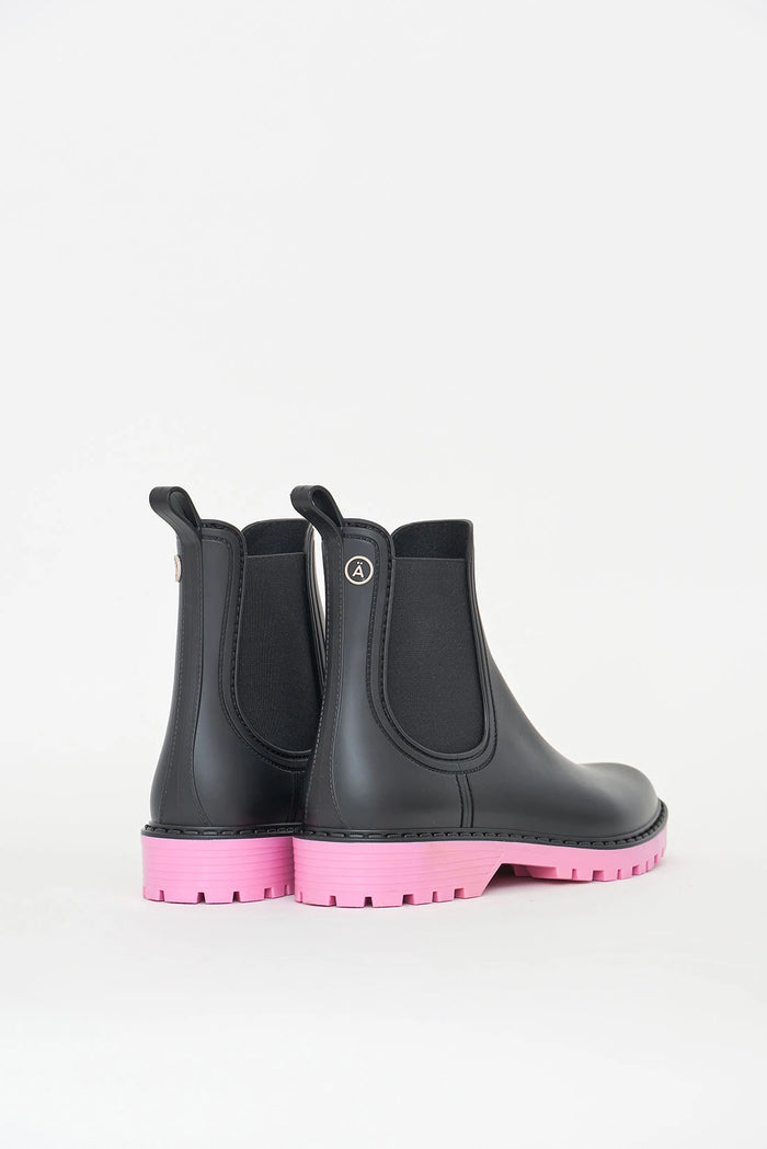 tantä rainwear Druppel Black MoonliteMauve Grandes ahorros