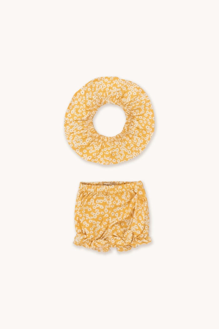 tiny cottons Gommu Flores Amarillas - Pantalón Corto & Cuello Gran oferta