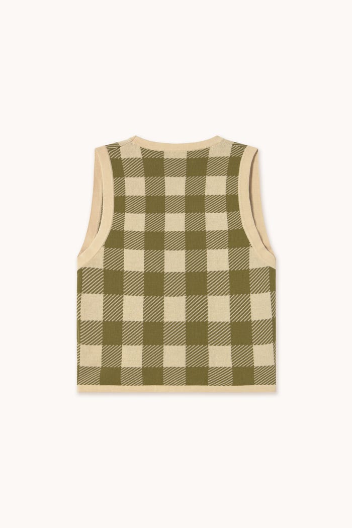 tiny cottons CHALECO A CUADROS Rebajas top