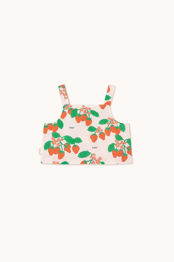 tiny cottons TOP CORTO STRAWBERRIES Descuentos del mes