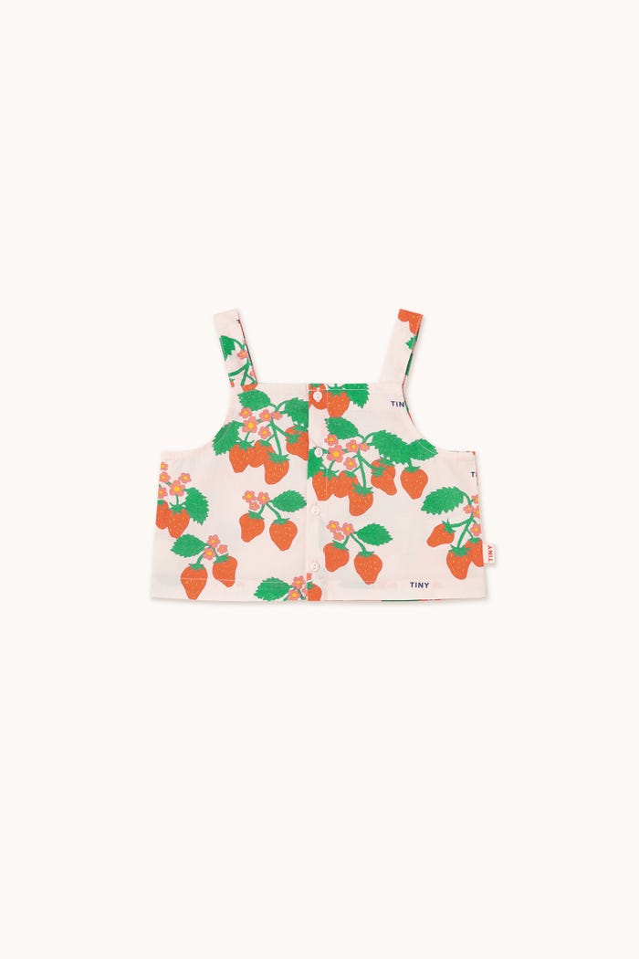 tiny cottons TOP CORTO STRAWBERRIES Descuentos del mes