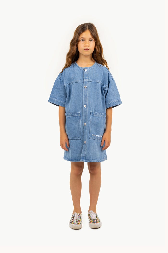 tiny cottons VESTIDO GRAPHIC DENIM Últimos 2 días