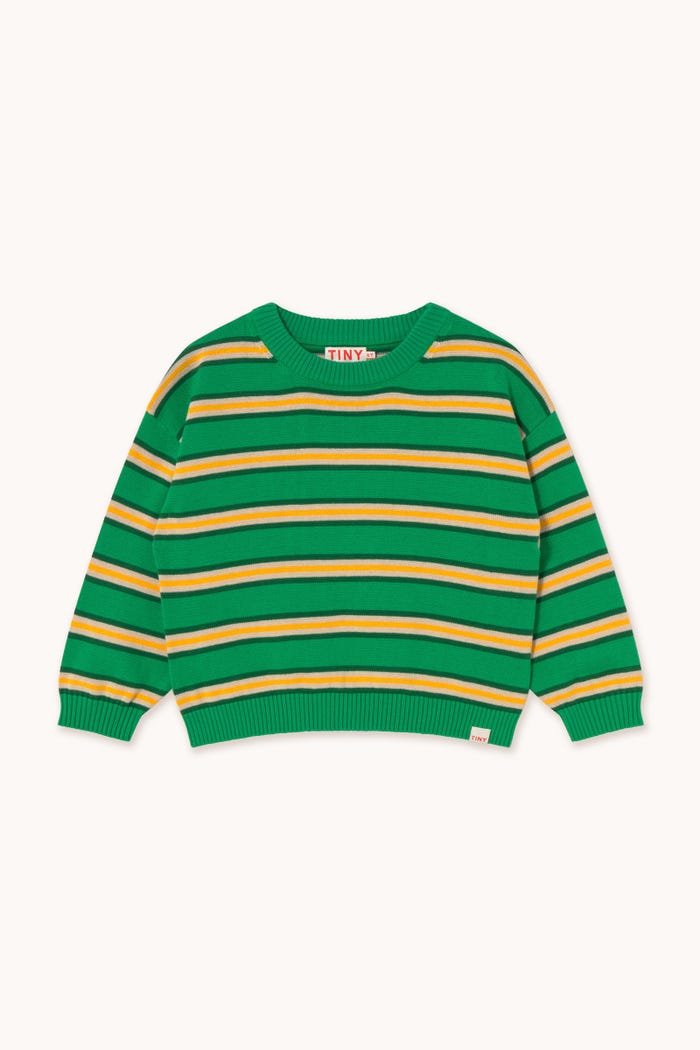 tiny cottons SWEATER STRIPES MULTICOLOR Precios de Black Friday