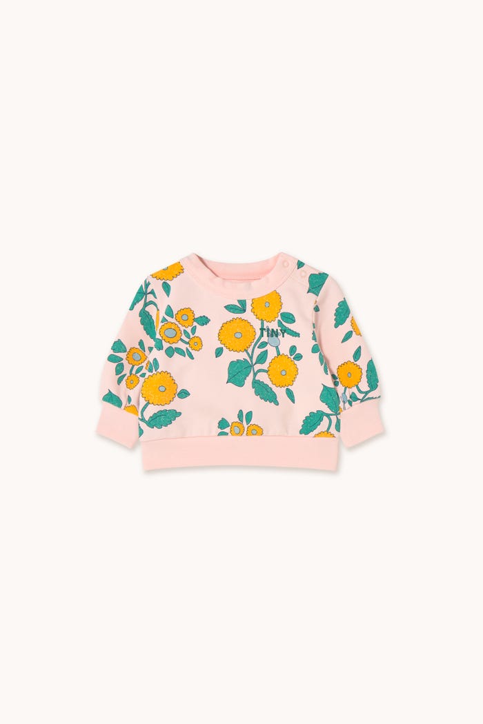 tiny cottons SUDADERA FLOWERS