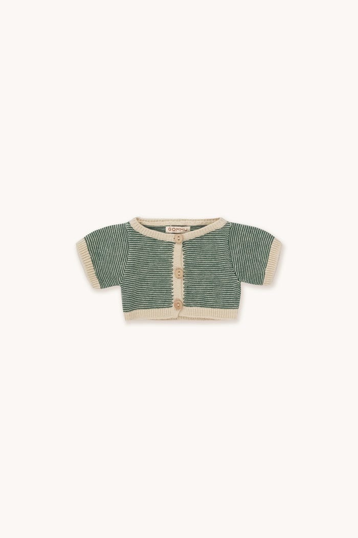 tiny cottons Gommu Cardigan Mini Rayas
