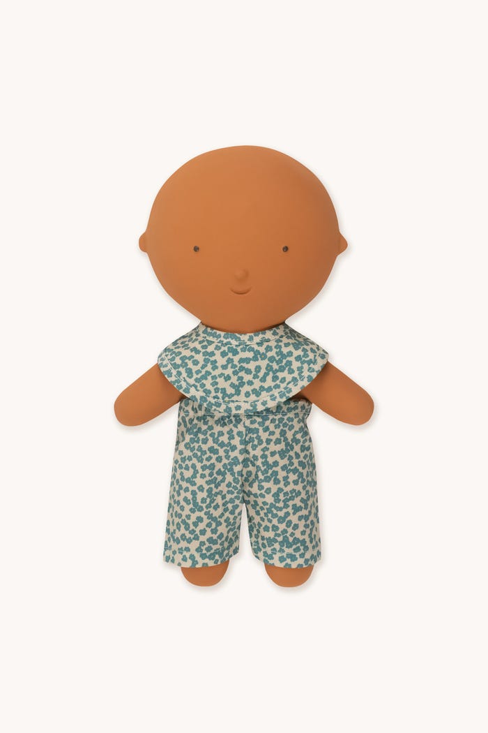 tiny cottons Gommu Flores Verdes - Pantalón & Babero Libre de impuestos