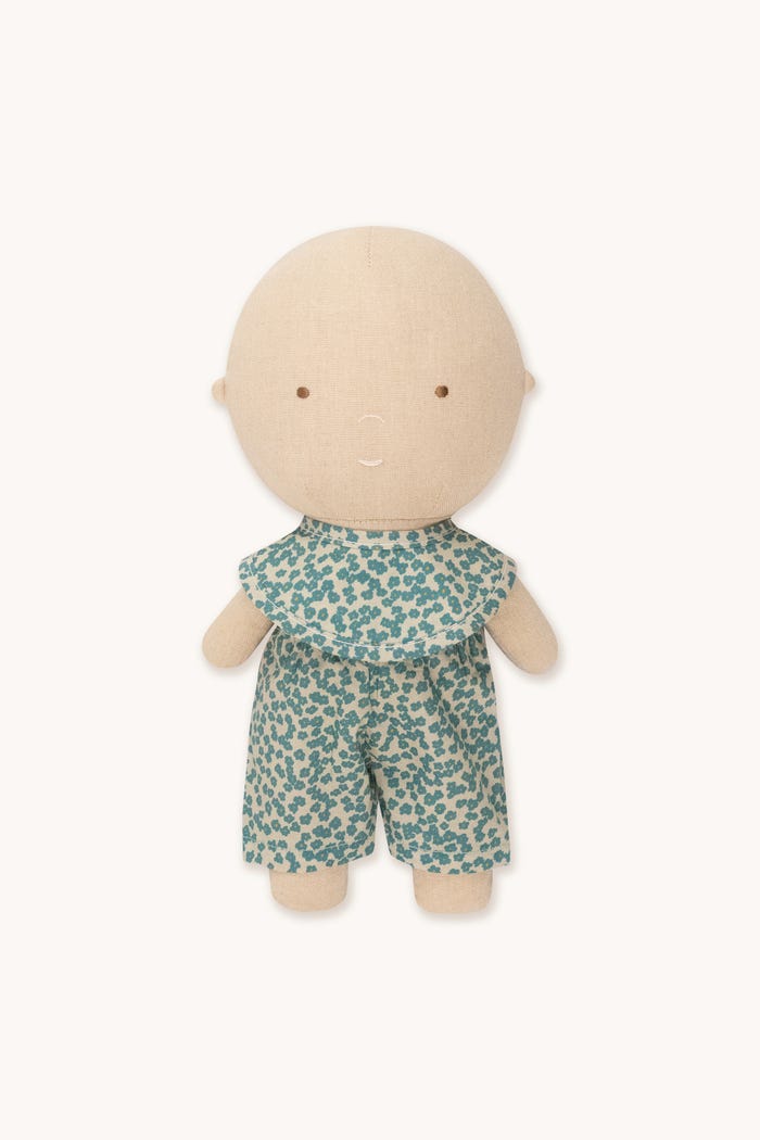 tiny cottons Gommu Flores Verdes - Pantalón & Babero Libre de impuestos