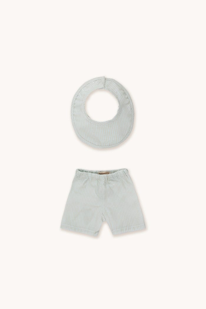 tiny cottons Gommu Rayas - Pantalón & Babero