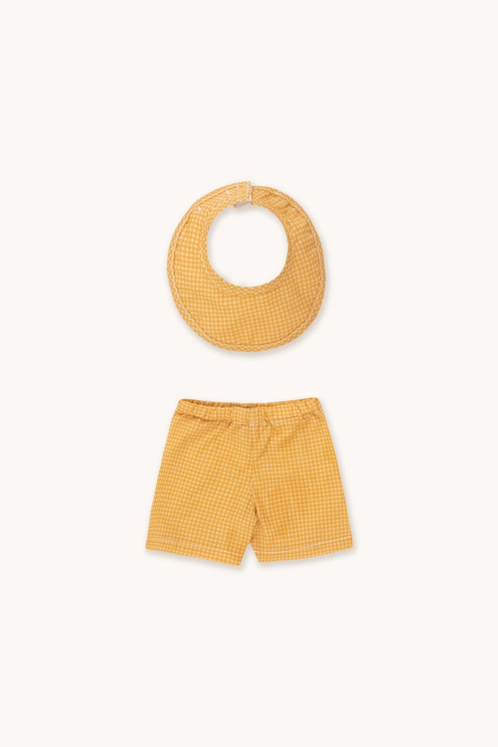 tiny cottons Gommu Vichy - Pantalón & Babero