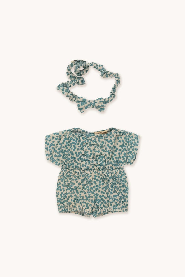 tiny cottons Gommu Flores Verdes - Pelele & Pajarita Grandes ahorros