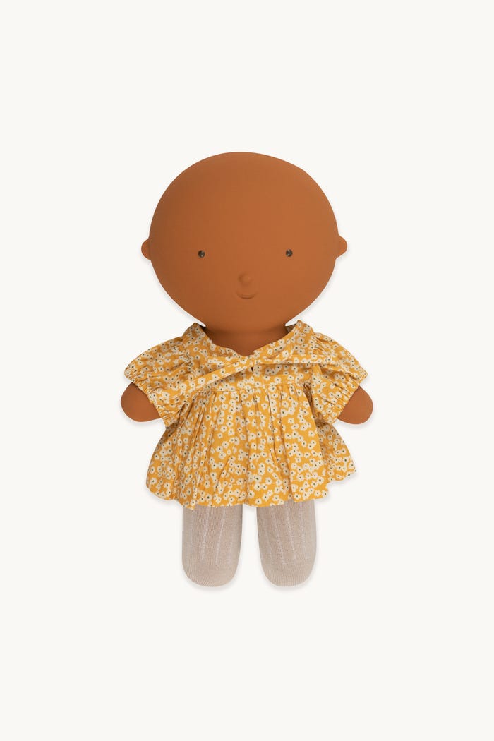 tiny cottons Gommu Flores Amarillas - Vestido & Medias