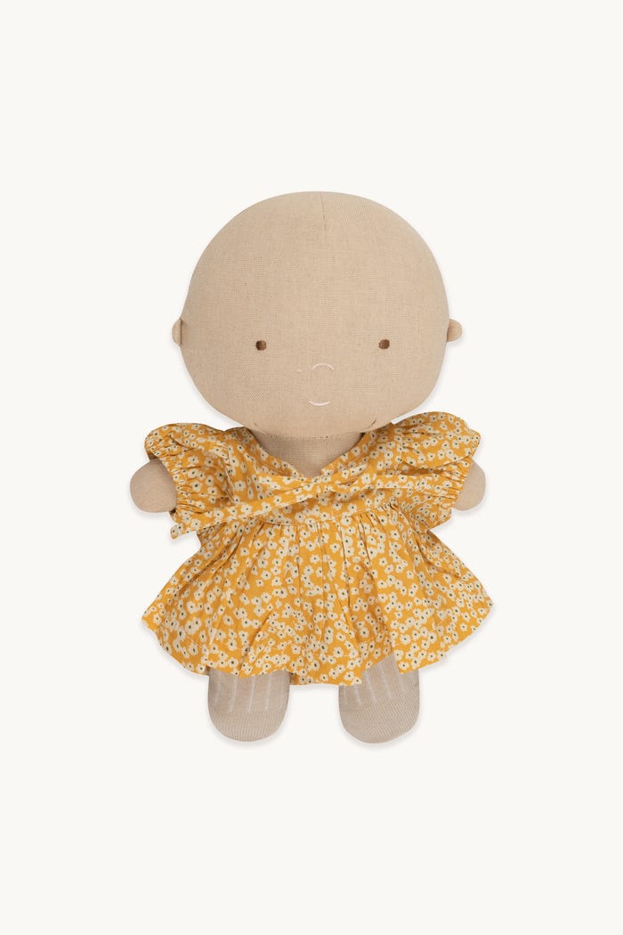 tiny cottons Gommu Flores Amarillas - Vestido & Medias Ventas relámpago