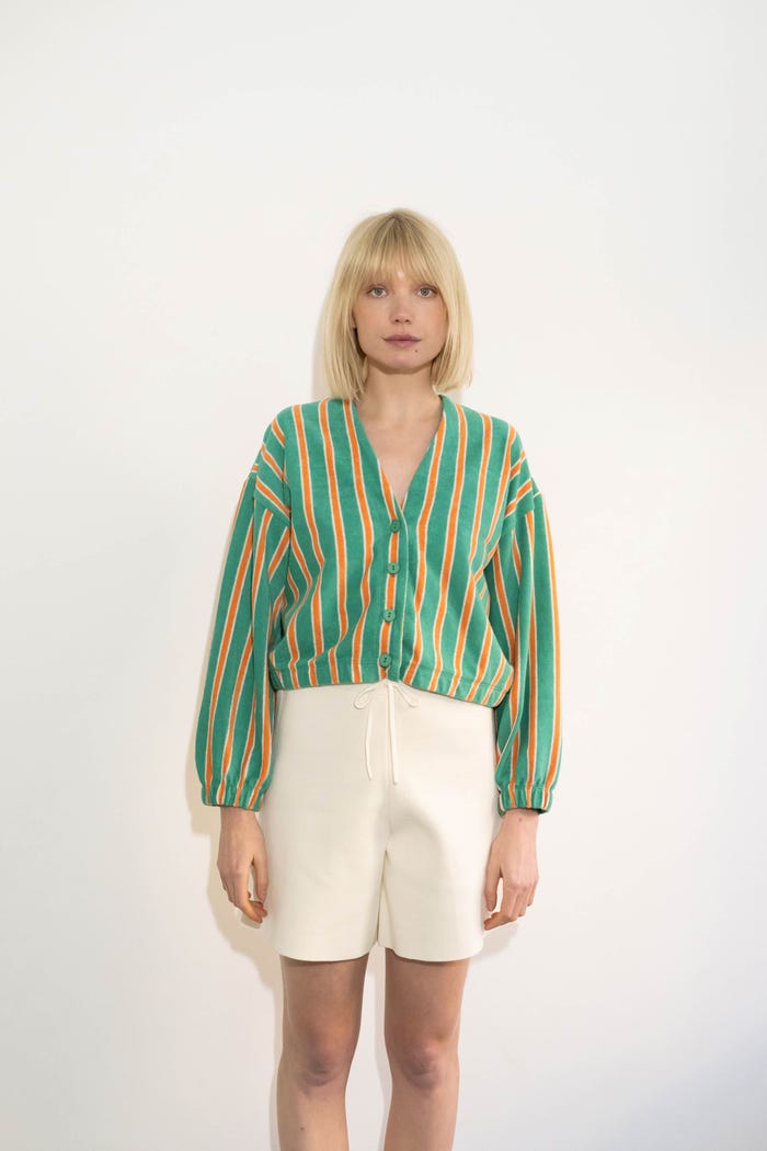 tiny cottons BOMBER DE RIZO A RAYAS En oferta