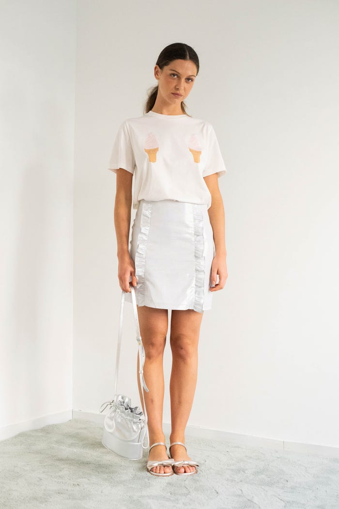 tiny cottons SANDALIAS METALIZADAS CON LAZO Outlet online