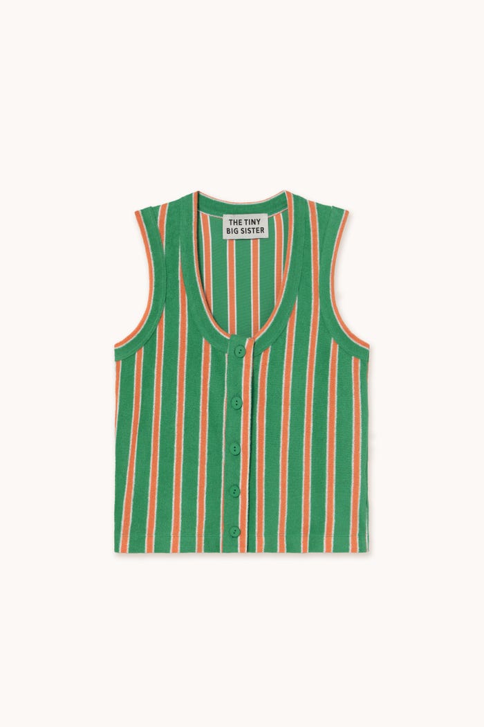 tiny cottons TOP DE RIZO CON BOTONES A RAYAS Ofertas
