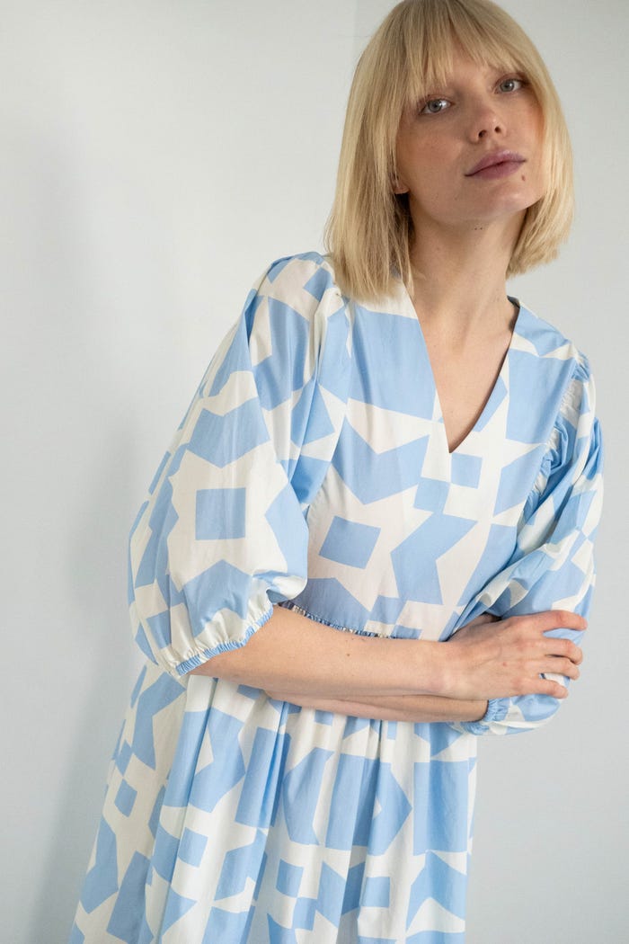 tiny cottons VESTIDO GEOMETRIC Venta caliente