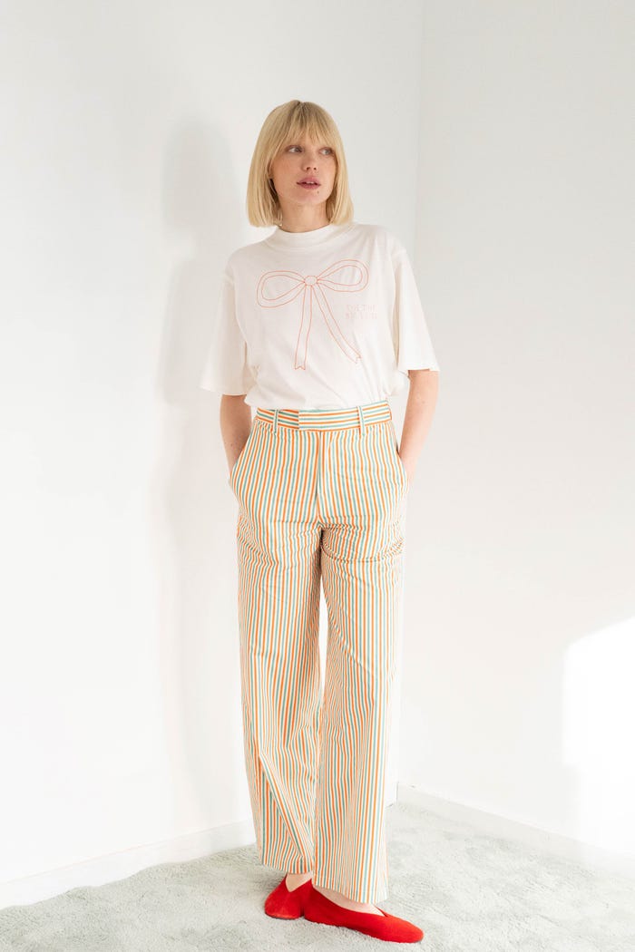 tiny cottons PANTALÓN A RAYAS Ventas relámpago
