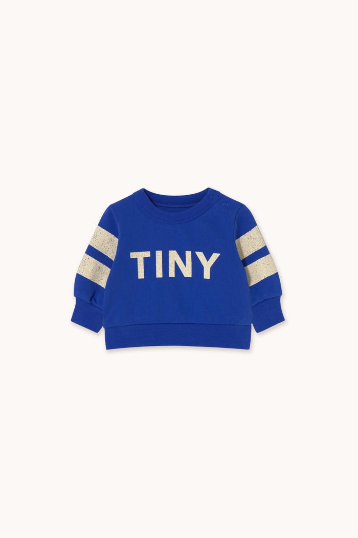 tiny cottons SUDADERA STRIPES LOGO