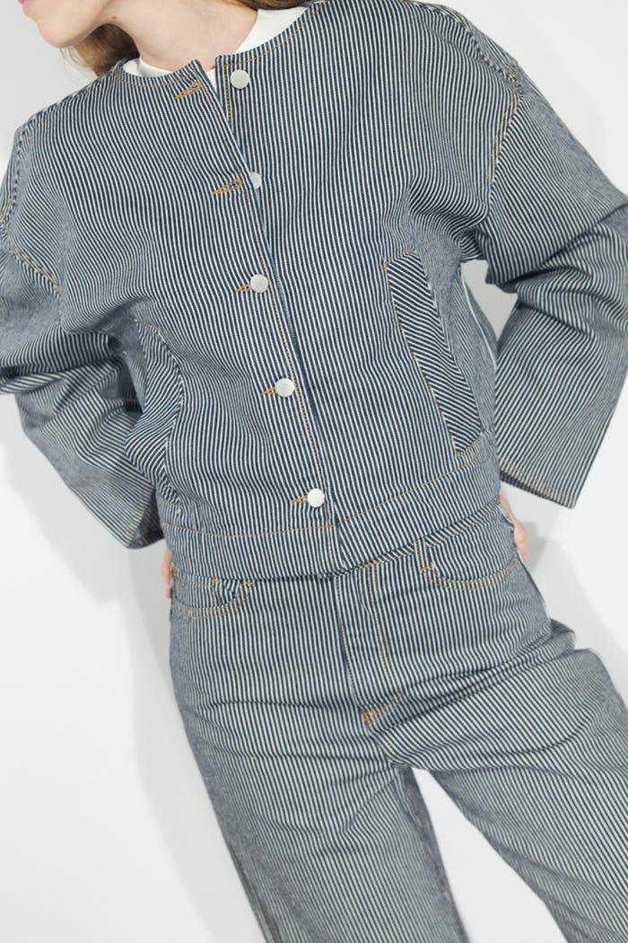 tiny cottons CHAQUETA VAQUERA A RAYAS Outlet online