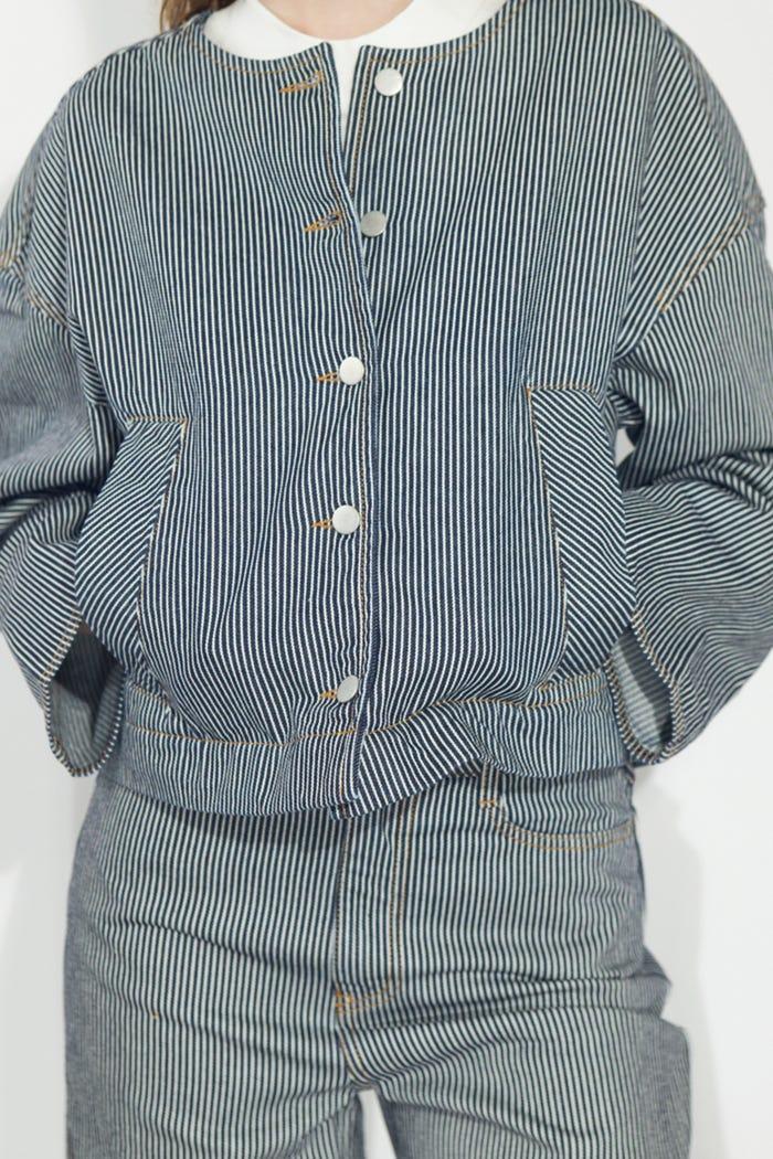 tiny cottons CHAQUETA VAQUERA A RAYAS Outlet online