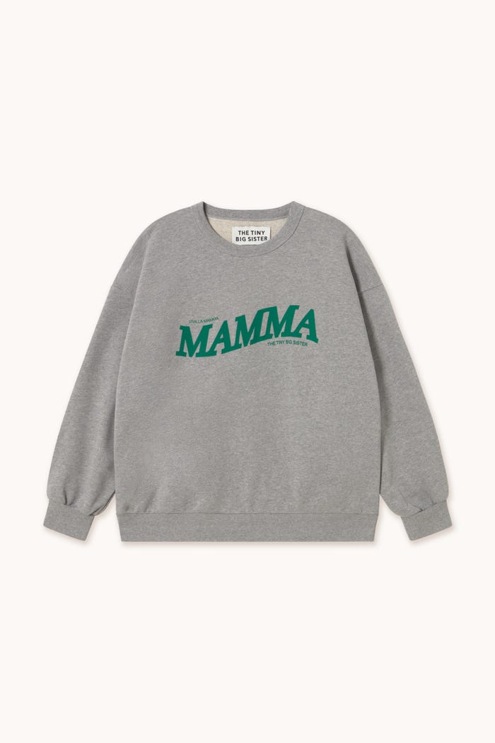 tiny cottons SUDADERA “VIVA LA MAMMA” MELANGE Envío gratis