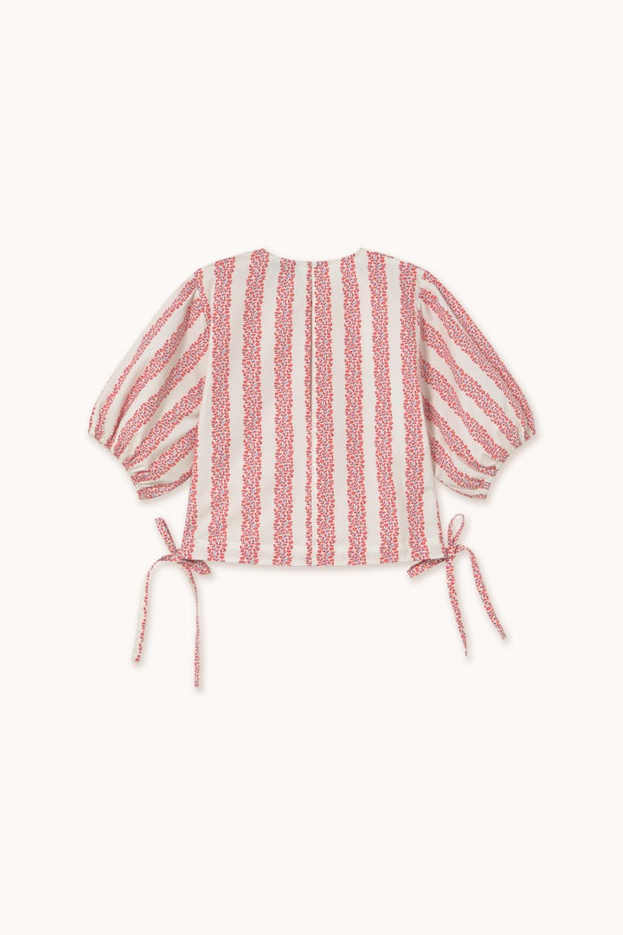 tiny cottons BLUSA CON MANGA ABULLONADA FLOWERS Solo hoy