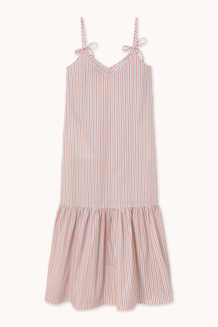 tiny cottons VESTIDO CON VOLANTE A RAYAS Envío internacional gratuito