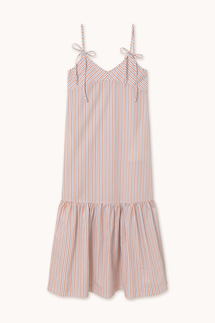 tiny cottons VESTIDO CON VOLANTE A RAYAS Envío internacional gratuito