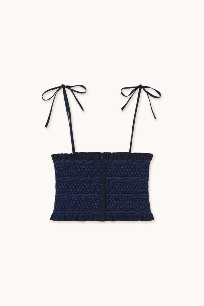 tiny cottons TOP SMOCK CORTO Libre de impuestos