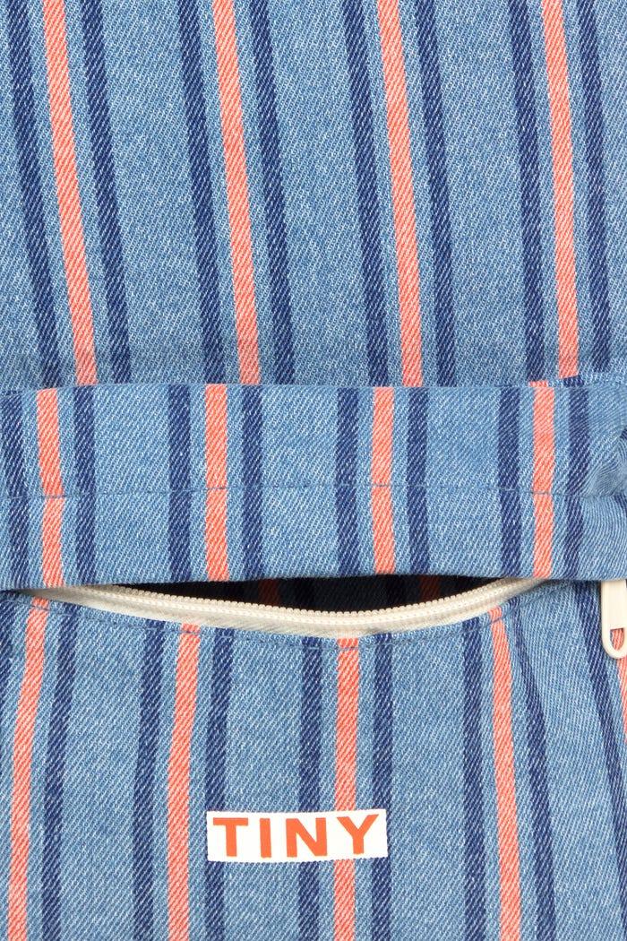 tiny cottons MOCHILA STRIPES DENIM Grandes ahorros