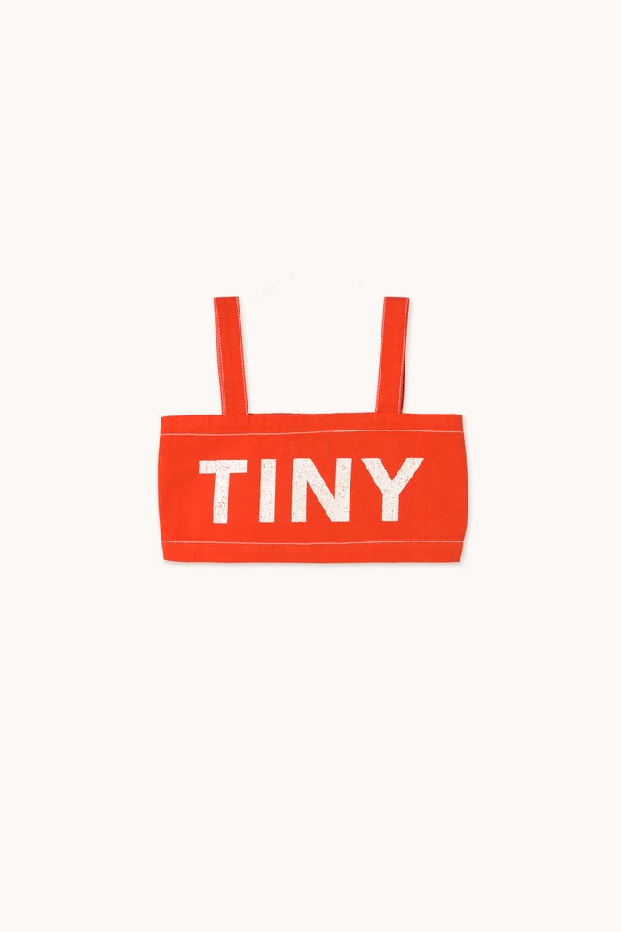 tiny cottons TOP CORTO SOLID