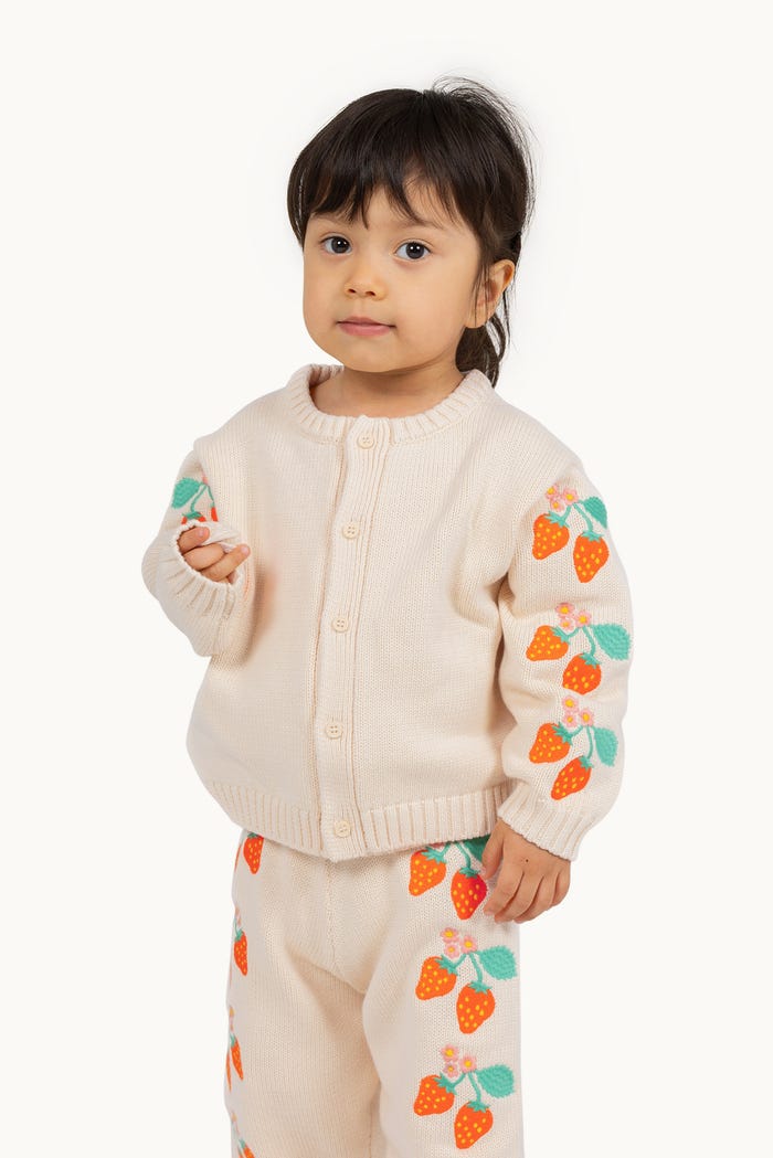 tiny cottons CARDIGAN STRAWBERRIES Rebajas top