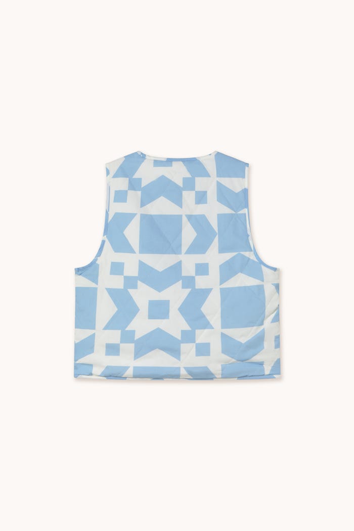 tiny cottons CHALECO ACOLCHADO GEOMETRIC Precios de Black Friday