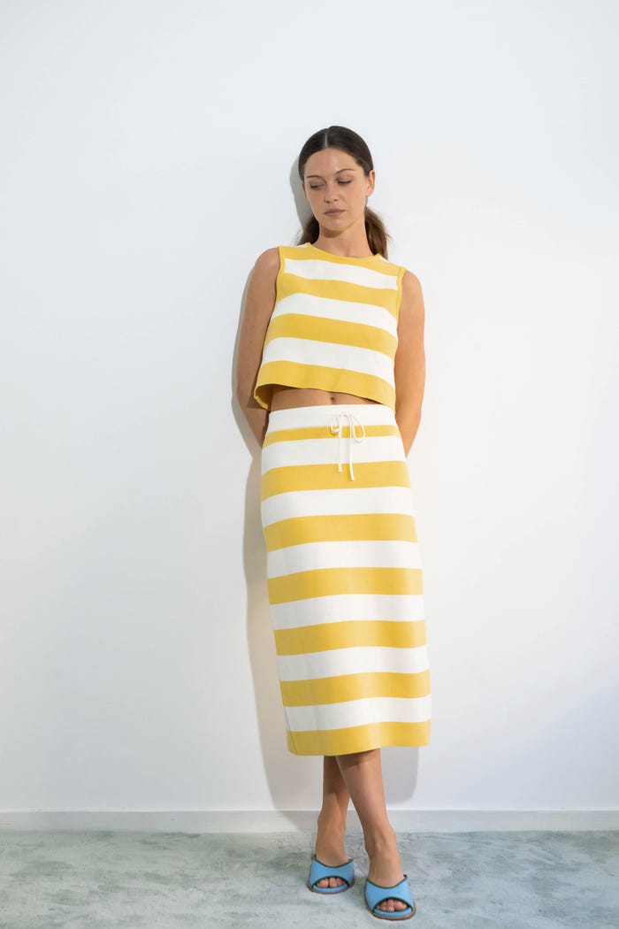 tiny cottons TOP CON RAYAS ANCHAS Libre de impuestos